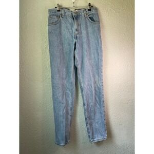 Y2K Vintage Levis 550 Relaxed Tapered Jeans Light Wash‎ Denim Everyday Wear 10L